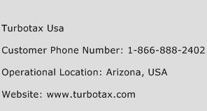 Turbotax USA Phone Number Customer Service