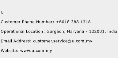U Phone Number Customer Service