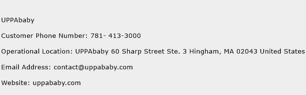 UPPAbaby Phone Number Customer Service