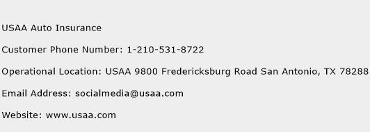USAA Auto Insurance Contact Number | USAA Auto Insurance Customer Service Number | USAA Auto ...