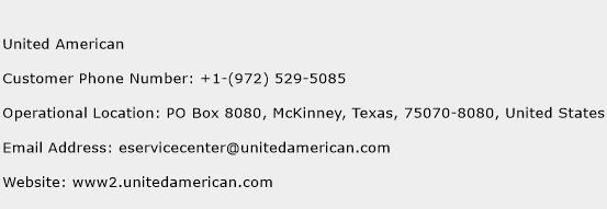 United American Phone Number Customer Service