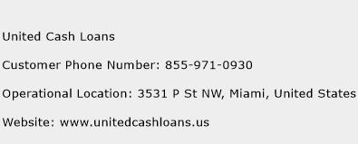 United Cash Loans Phone Number Customer Service