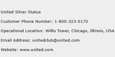 United Silver Status Phone Number Customer Service