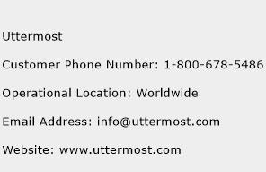 Uttermost Phone Number Customer Service