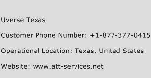 Uverse Texas Phone Number Customer Service
