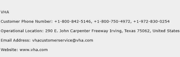 VHA Phone Number Customer Service