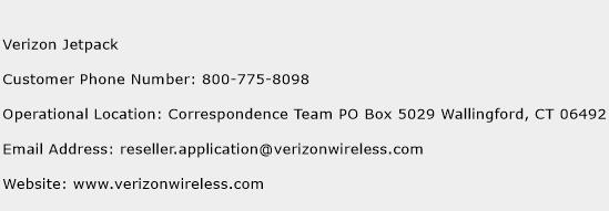 Verizon Jetpack Phone Number Customer Service