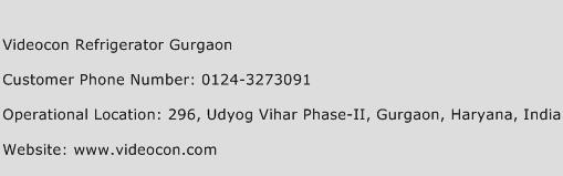 Videocon Refrigerator Gurgaon Phone Number Customer Service