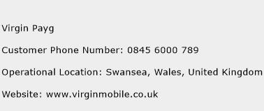 Virgin Payg Phone Number Customer Service