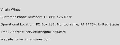 Virgin Wines Phone Number Customer Service