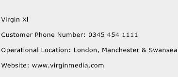 Virgin Xl Phone Number Customer Service