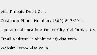 Visa Prepaid Debit Card Phone Number Customer Service