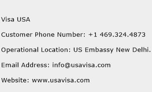 Visa USA Phone Number Customer Service