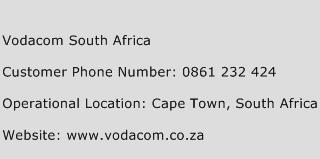 Vodacom South Africa Phone Number Customer Service