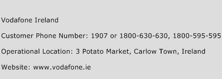 Vodafone Ireland Number | Vodafone Ireland Customer ...