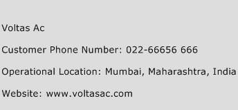 Voltas Ac Phone Number Customer Service