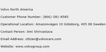 Volvo North America Phone Number Customer Service