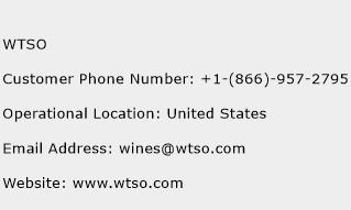 WTSO Phone Number Customer Service