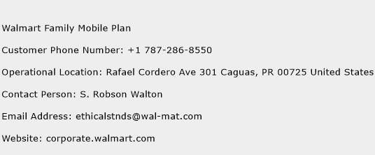 Walmart Family Mobile Plan Phone Number Customer Service