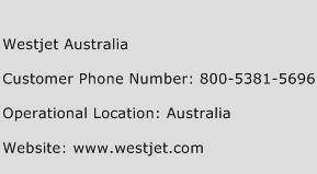 Westjet Australia Phone Number Customer Service