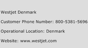 Westjet Denmark Phone Number Customer Service