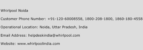 Whirlpool Noida Phone Number Customer Service