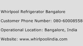 Whirlpool Refrigerator Bangalore Phone Number Customer Service