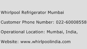 Whirlpool Refrigerator Mumbai Phone Number Customer Service