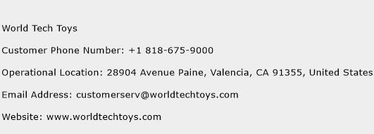 World Tech Toys Phone Number Customer Service