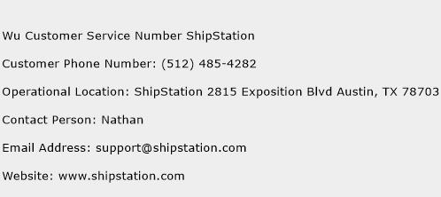 Wu Customer Service Number ShipStation Phone Number Customer Service
