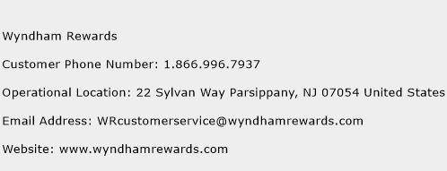 Wyndham Rewards Phone Number Customer Service