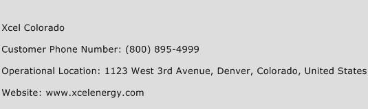 Xcel Colorado Phone Number Customer Service