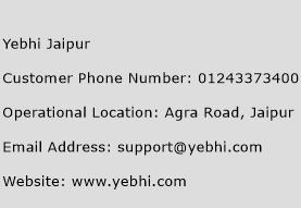 Yebhi Jaipur Phone Number Customer Service