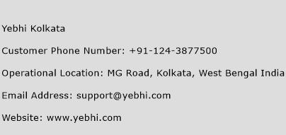 Yebhi Kolkata Phone Number Customer Service