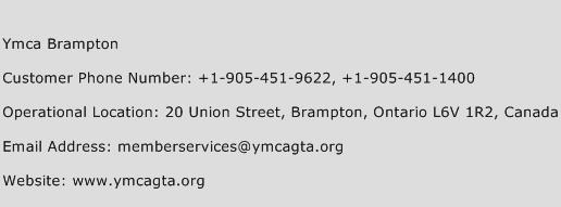 Ymca Brampton Phone Number Customer Service