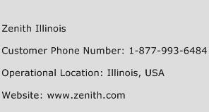 Zenith Illinois Phone Number Customer Service